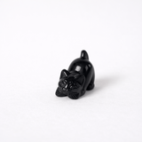 Pisicuta Alintata din Obsidian Negru – Talisman de Protectie si Intuitie