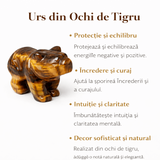 Urs Protector din Ochi de Tigru - Forta Interioara si Stabilitate Energetica