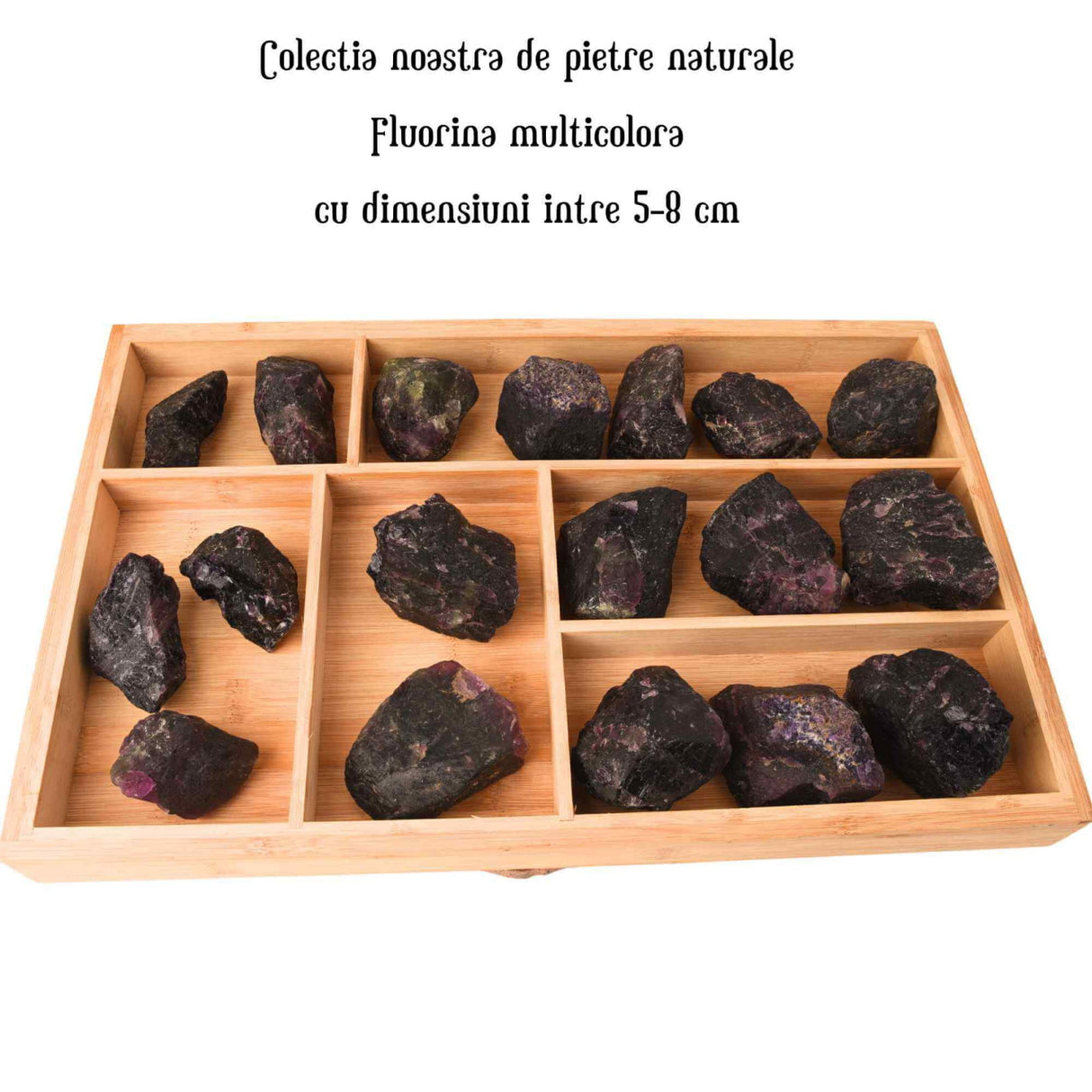 Fluorina Mov Bruta Naturala 6-7 cm - Cadoul Perfect pentru Meditatie, Decor si Colectionari - Piatra Semipretioasa pentru Vindecare si Echilibru