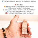 Turn din Agat Crazy Lace - Energie in forma pura