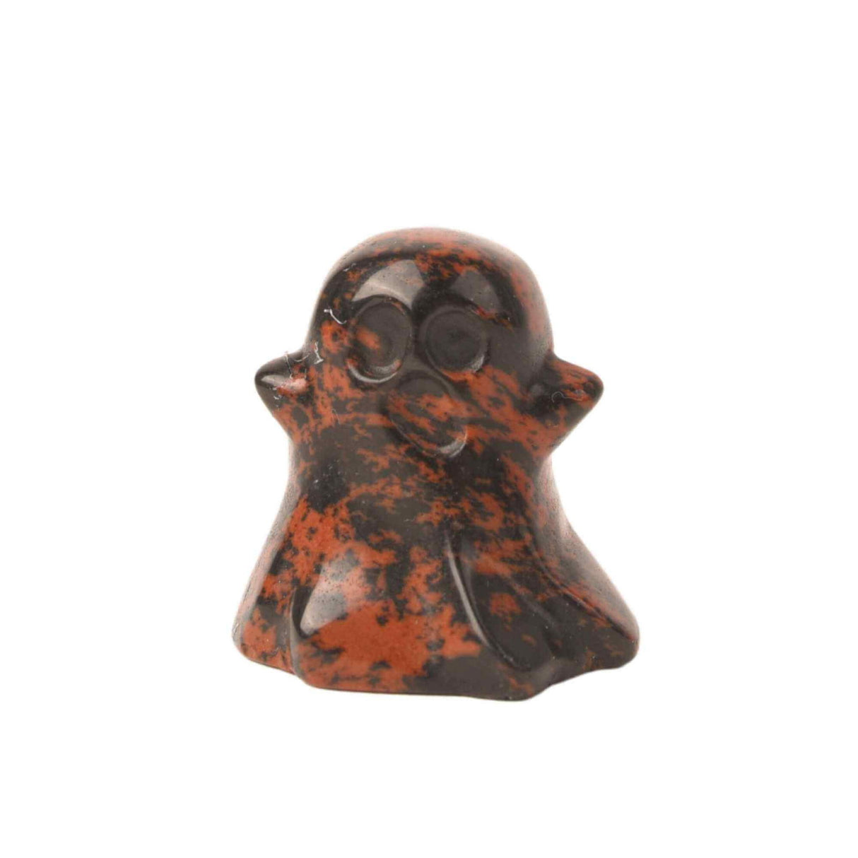 Figurina 3.5 cm in forma de fantoma din piatra semipretioasa Obsidian, sculptata manual