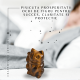 Pisicuta prosperitatii – Ochi de Tigru pentru Succes, Claritate si Protectie