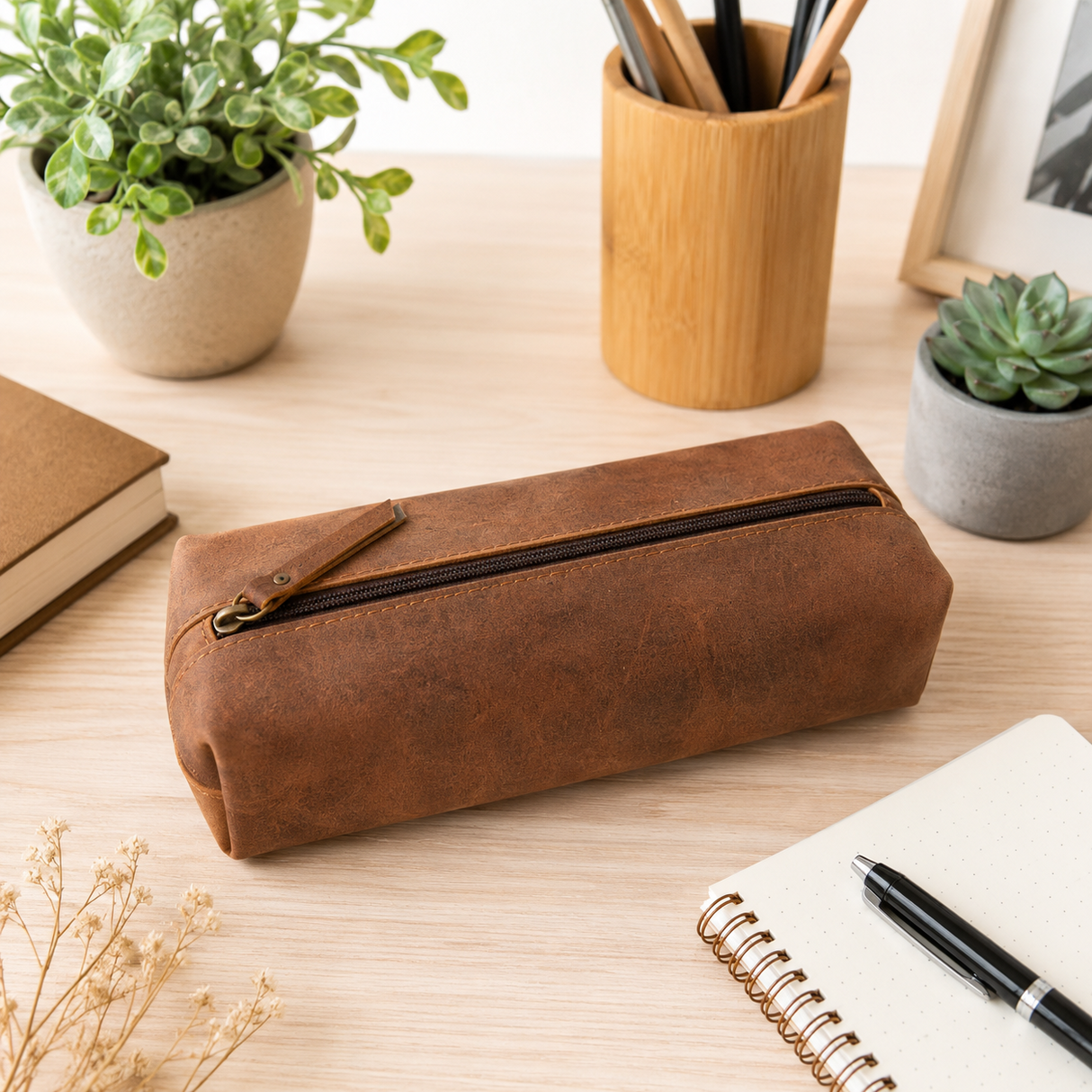 Penar-Organizator din Piele Naturala Dreptunghiular – Organizare Eleganta si Practica pentru Zi de Zi
