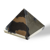 Piramida Sculptata Manual 60mm din Piatra Pirita Naturala
