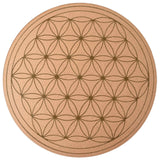 Grila din Placaj pentru Cristale cu Modelul Metatron Diametru 29 cm