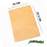 Hartie vintage din bumbac galben 22X29.5 cm– un spatiu delicat pentru cuvintele tale