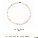 Colier Argint 925 cu Perle Naturale de Cultura – Eleganta si Feminitate Delicata