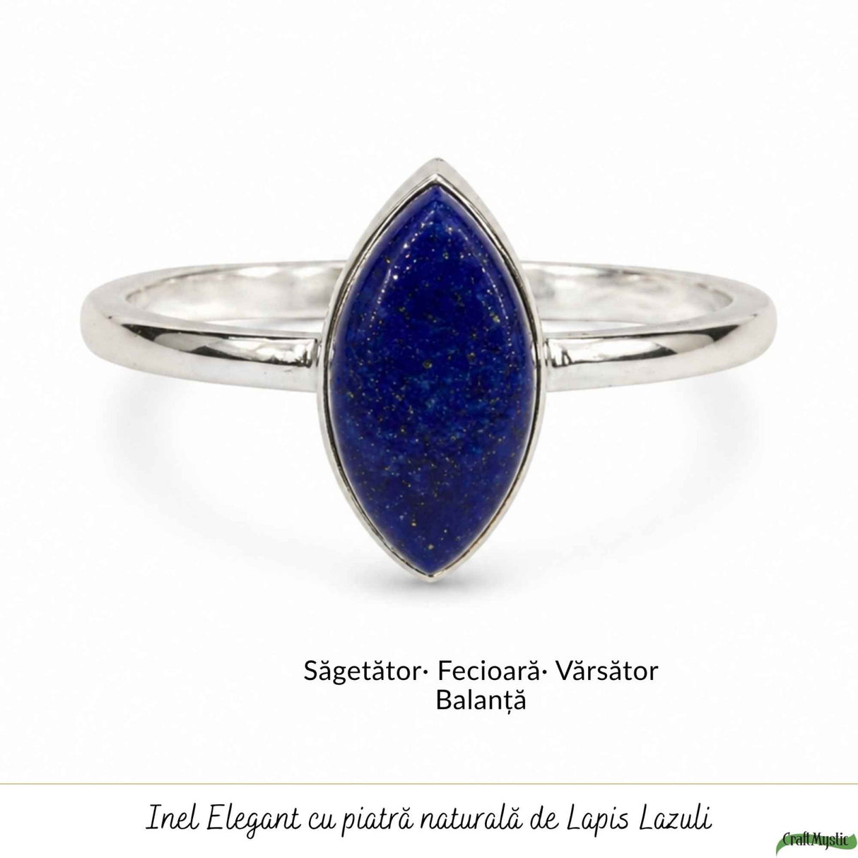 Inel argint 925 cu Lapis Lazuli delicat – claritate si eleganta fina