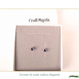 Cercei Lapis Lazuli Oval Argint 925 – Claritate si Eleganta