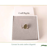 Inel Argint 925 cu Moldavit Natural, M9/59 – Piatra Transformarii si Protectiei
