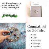 Inel Argint 925 cu Piatra Lunii Fatetata in Forma de Lacrima - Intuitie si Echilibru Emotional