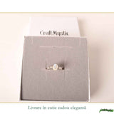 Inel Argint 925 cu Piatra Lunii Oval Fatetat – Feminitate si Echilibru Interior