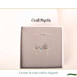 Inel argint 925 cu Topaz Albastru forma de lacrima – delicatete si claritate interioara