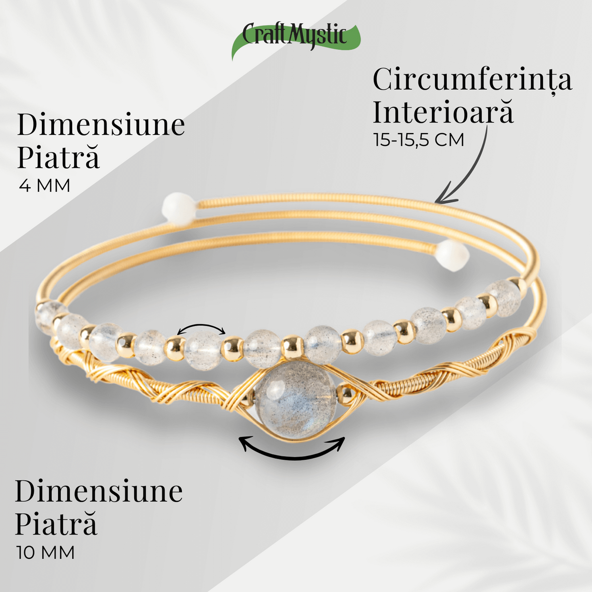 Intuitie si Transformare - Bratara din Labradorit Natural