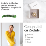 Brosa perla naturala - Un fulg stralucitor pentru momente speciale