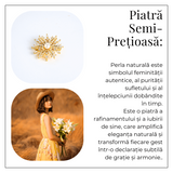 Brosa perla naturala - Un fulg stralucitor pentru momente speciale