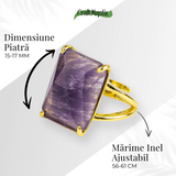 Conexiune Spirituala - Inel cu Ametist si Vibratie Inalta