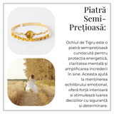 Putere si Protectie - Bratara din Ochi de Tigru auriu Natural