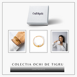 Putere si Protectie - Bratara din Ochi de Tigru auriu Natural