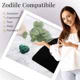 Inima de Malachit Natural 40mm - Puterea Vindecătoare la Îndemâna Ta