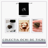 Inima Sculptata Manual de 30mm din Ochi de Tigru - Protectie si Curaj