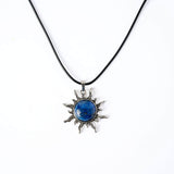 Intelepciune si Creativitate - Colier Soare cu Lapis Lazuli Natural