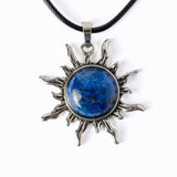 Intelepciune si Creativitate - Colier Soare cu Lapis Lazuli Natural