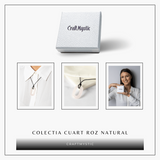 Iubire si Armonie - Colier Oval cu Cuart Roz Natural