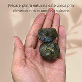 Labradorit Brut 6-7 cm Piatra Magiei, Intuitiei