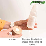 Lampa de noapte din Selenit natural – Purificare si Liniste