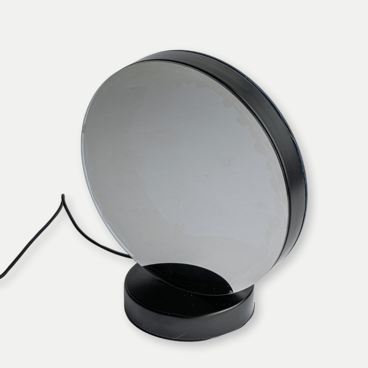Lampa cu Oglinda si Ametist Natural - Decor cu Iluminare Magica si Cristale Energetice