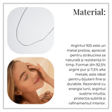 Lant Ajustabil Tip Sarpe din Argint 925 - Ajustabil 40+5 cm