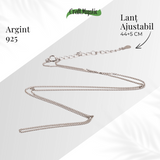 Lant din Argint 925 Reglabil - Eleganta Subtila si Versatilitate pentru Pandantive
