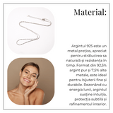 Lant Argint 925 Subtire Stralucitor - Reglabil, Elegant si Versatil
