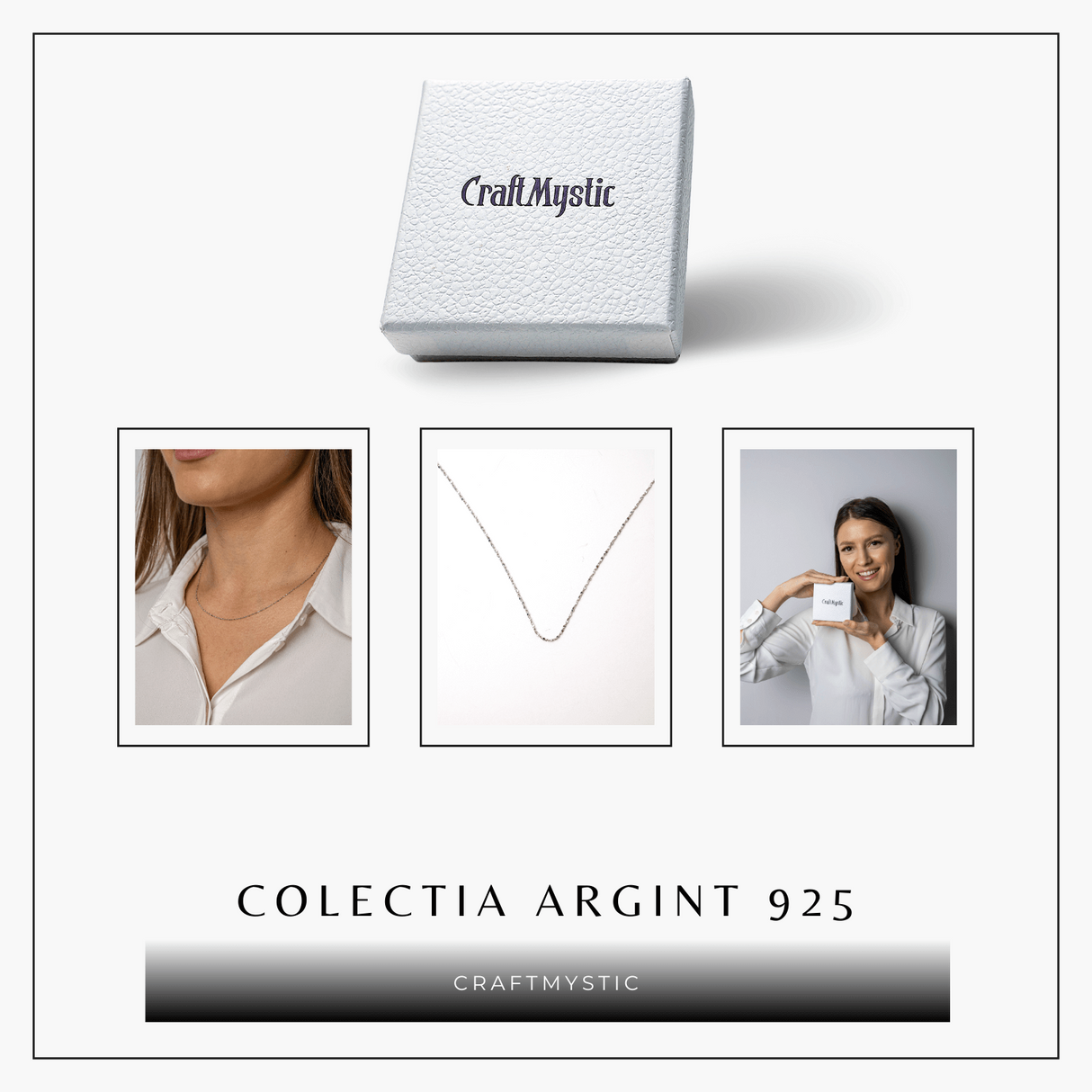 Lant Argint 925 Subtire Stralucitor - Reglabil, Elegant si Versatil