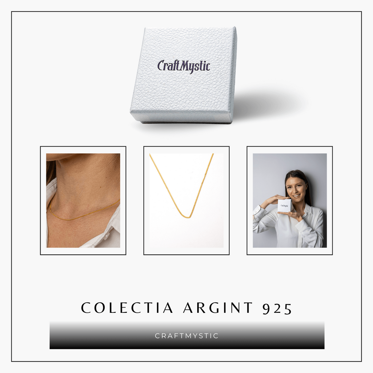 Lant Argint 925 Placat cu Aur 18K - Eleganta Delicata si Versatilitate Zilnica