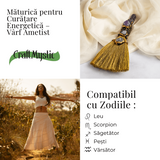 Maturica pentru curatare energetica - Varf Ametist natural