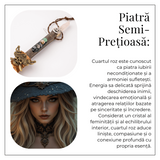 Maturica Energetica cu Cuart Roz si Pietre Chakre - Vindecare Emotionala, Protectie si Armonie