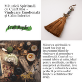 Maturica Energetica cu Cuart Roz si Pietre Chakre - Vindecare Emotionala, Protectie si Armonie