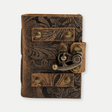 Talisman pentru Ganduri – Mini Jurnal Verdecu Coperta din Piele