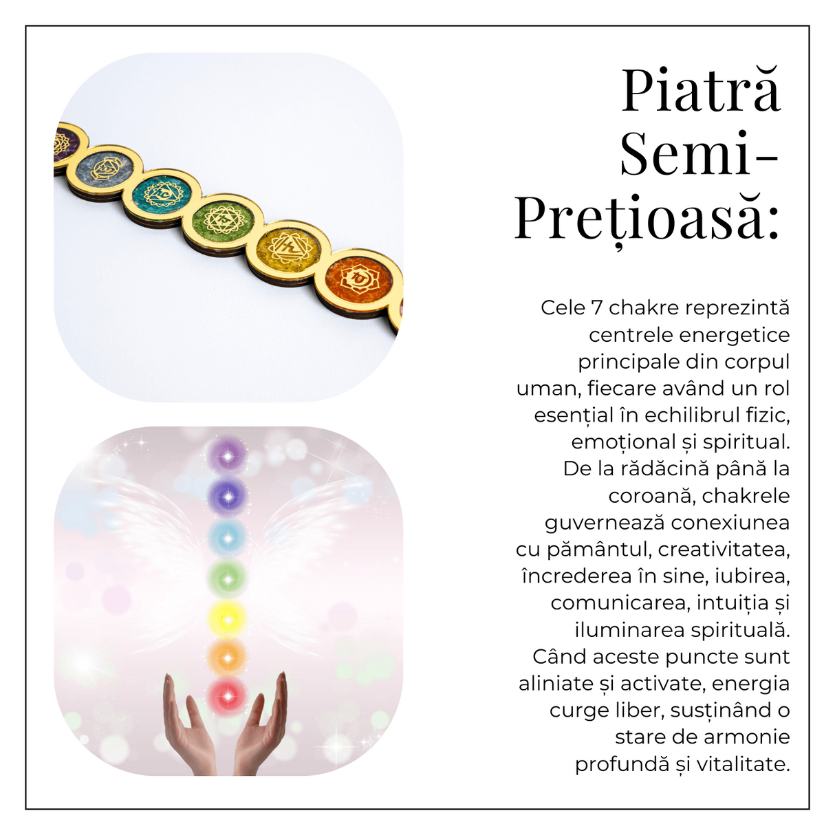Decor orgonit chakre - Ideal pentru meditatie si vibratii pozitive