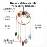 Dreamcatcher cu cele 7 chakre – un simbol al armoniei si al echilibrului interior