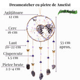 Dreamcatcher cu Ametist pentru liniste si echilibru interior