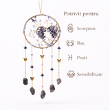 Dreamcatcher cu Ametist pentru liniste si echilibru interior