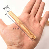Pachet 10 Bucati Lemn \\"Sfant\\" Palo Santo + Saculet satin pastrare Original din Ecuador - Pentru Curatarea Cristalelor