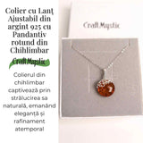 Colier argint 925 cu chihlimbar natural - eleganta si protectie