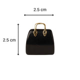 Pandantive 2.5 cm din piatra naturala Ametist, in forma de geanta - Accesorii din piatra pentru realizarea de bijuterii, cercei, colier