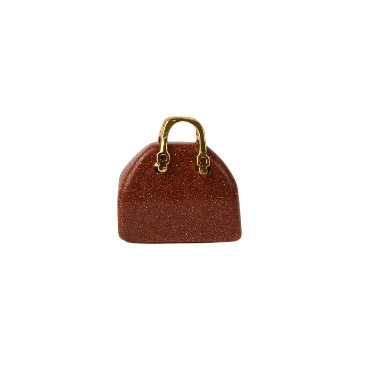Pandantive 2.5 cm din piatra naturala Ametist, in forma de geanta - Accesorii din piatra pentru realizarea de bijuterii, cercei, colier