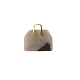 Pandantive 2.5 cm din piatra naturala Ametist, in forma de geanta - Accesorii din piatra pentru realizarea de bijuterii, cercei, colier