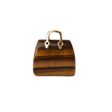 Pandantive 2.5 cm din piatra naturala Ametist, in forma de geanta - Accesorii din piatra pentru realizarea de bijuterii, cercei, colier